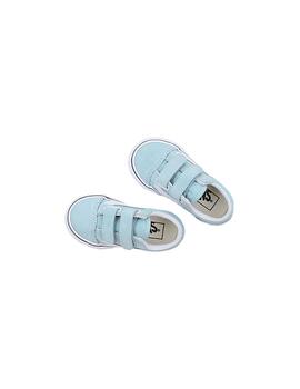 Zapatilla Baby Vans Old Skool V Azul Celeste