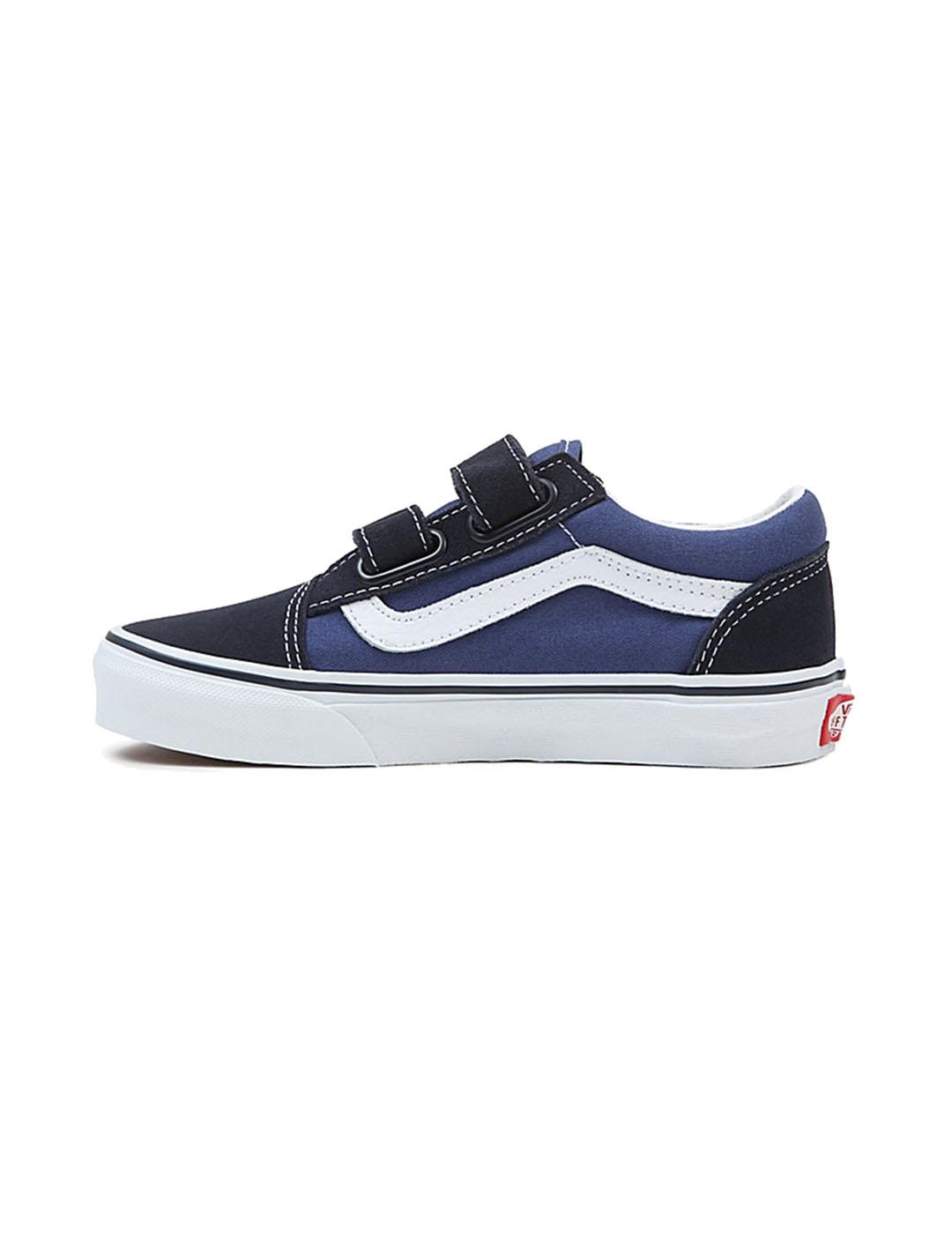 Zapatilla Niño Vans Old Skool V Marino