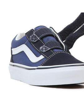 Zapatilla Niño Vans Old Skool V Marino