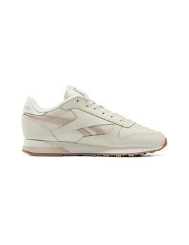 Zapatilla Mujer Reebok Classic Leather crema