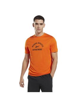 Camiseta Hombre Reebok Train Naranja