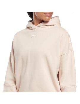 Sudadera Mujer Reebok Lux Hoodie Rosa Palo