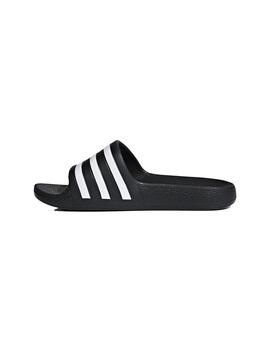 Chancla Niñ@ adidas Adilette Aqua Negra Blanca