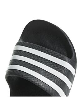 Chancla Niñ@ adidas Adilette Aqua Negra Blanca