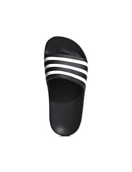 Chancla Niñ@ adidas Adilette Aqua Negra Blanca