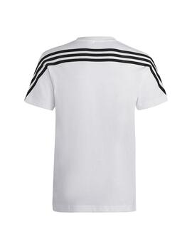 Camiseta Junior adidas Future 3S Blanco/Negro