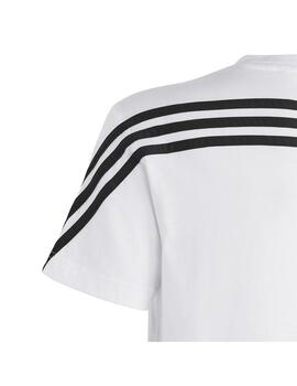 Camiseta Junior adidas Future 3S Blanco/Negro