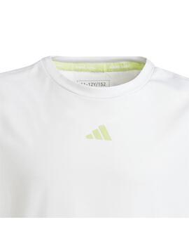 Camiseta Niña adidas Aeroready Blanco