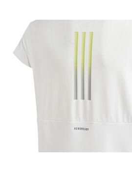 Camiseta Niña adidas Aeroready Blanco