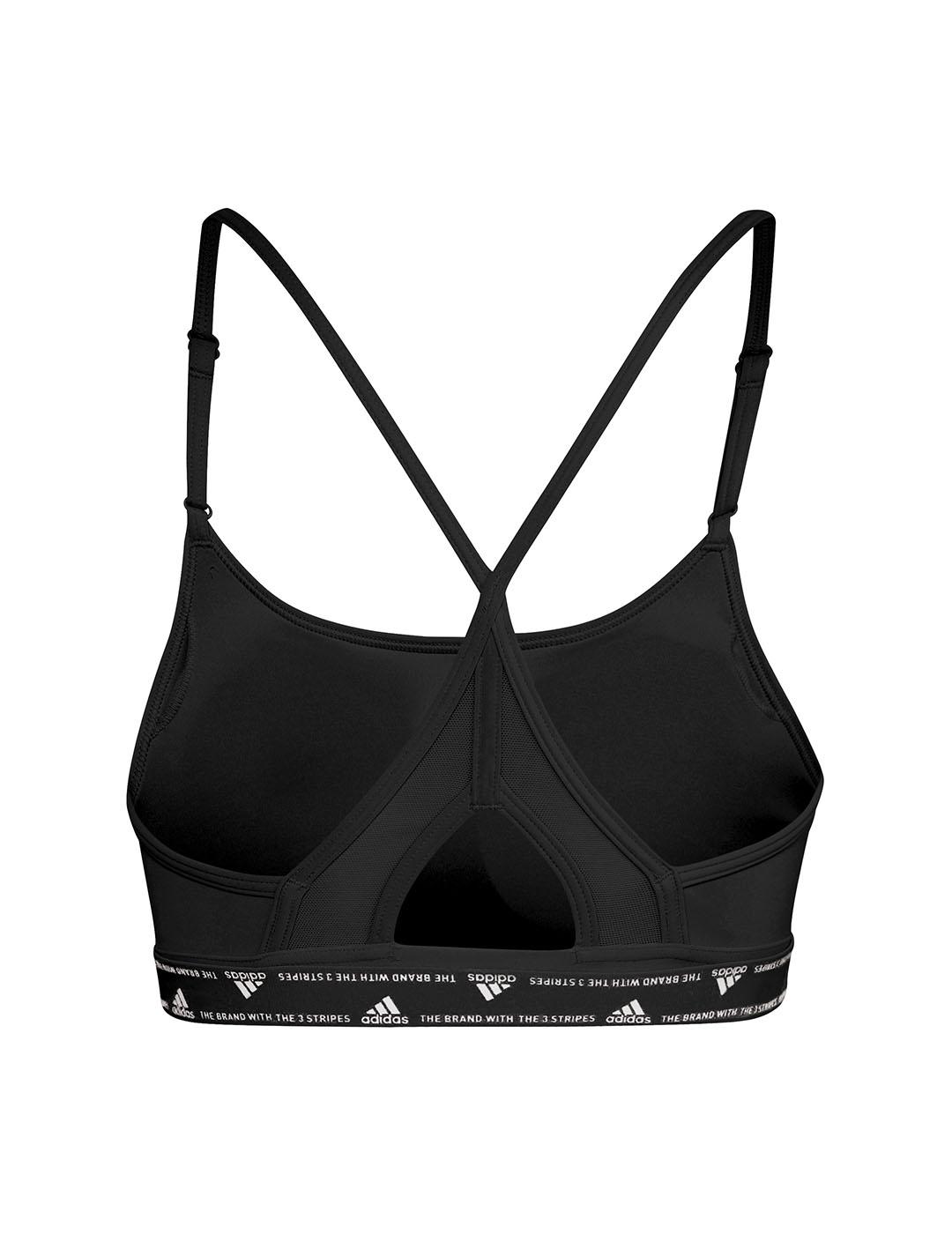 Sujetador Deportivo Mujer adidas Aeroreact Negro