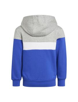 Conjunto Niño adidas 3 Stripes Azul/Blanco/Gris