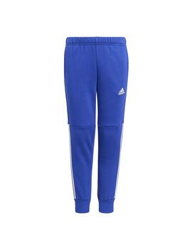 Conjunto Niño adidas 3 Stripes Azul/Blanco/Gris