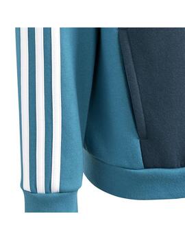 Chandál Niño adidas 3Stripes Verde/Blanco