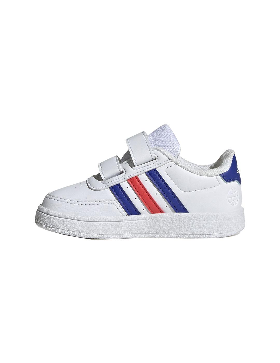 Zapatilla Baby adidas Breaknet 2.0 Blanco/Azul/Roj