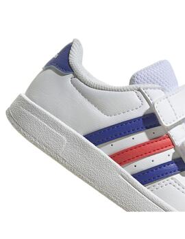 Zapatilla Baby adidas Breaknet 2.0 Blanco/Azul/Roj