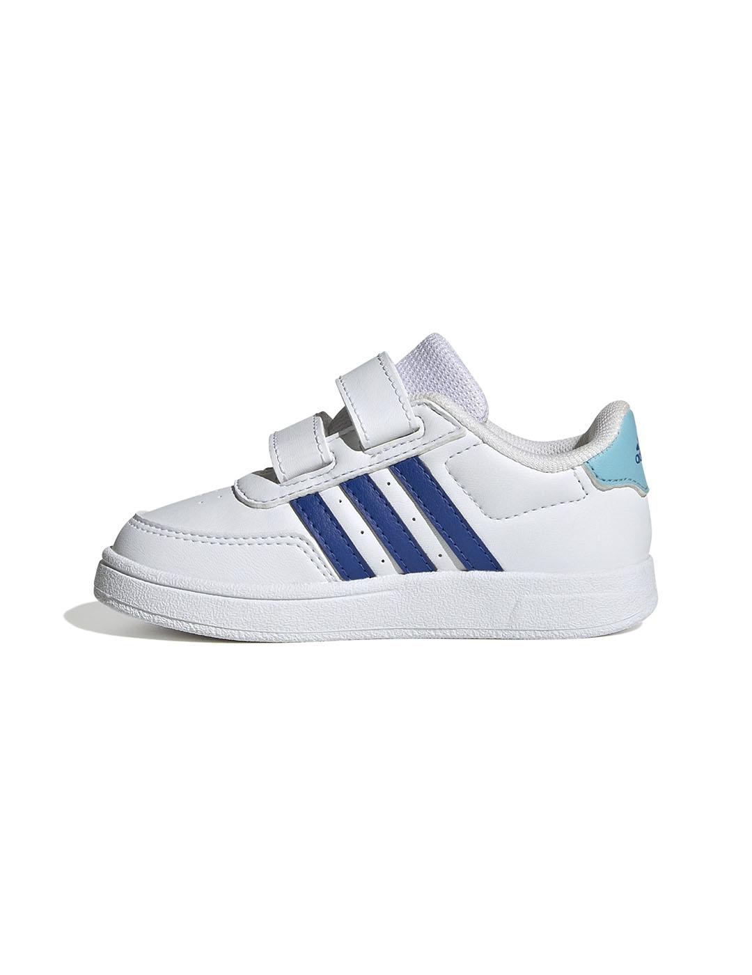 Zapatilla Baby adidas Breaknet 2.0 Blanco/Marino