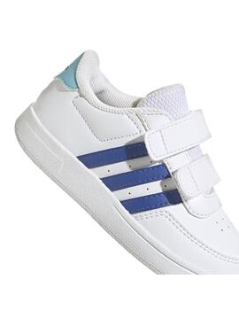 Zapatilla Baby adidas Breaknet 2.0 Blanco/Marino