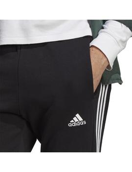 Pantalón Hombre adidas 3 Stripes Negro/Blanco