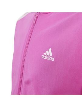 Conjunto Niña adida 3Stripes Fucsia/Negro