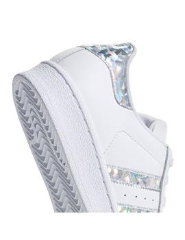 Zapatilla adidas Superstar Plata Junior Mujer