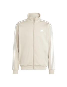 Chandál Hombre adidas 3 Stripes Beige/Blanco