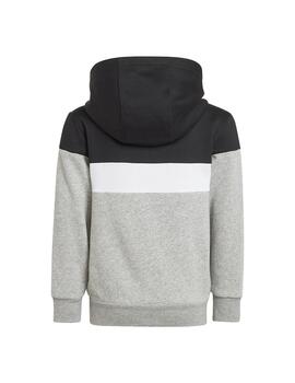 Conjunto Niñ@ adidas 3S Tib Negro/Gris/Blanco