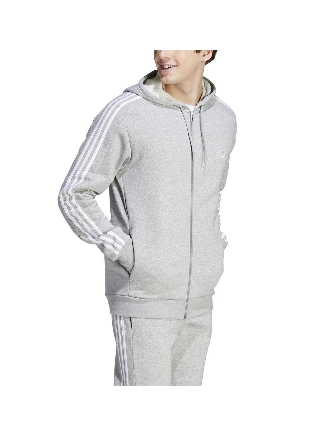Sudadera adidas cheap gris hombre