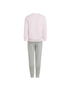 Conjunto Niña adidas Bos Jog Rosa/Gris