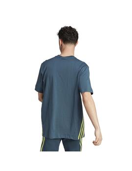 Camiseta Hombre adidas FI 3S Verde