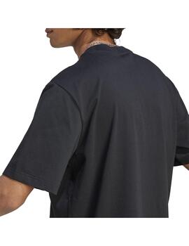 Camiseta Hombre adidas FI Bos Negro/Blanco
