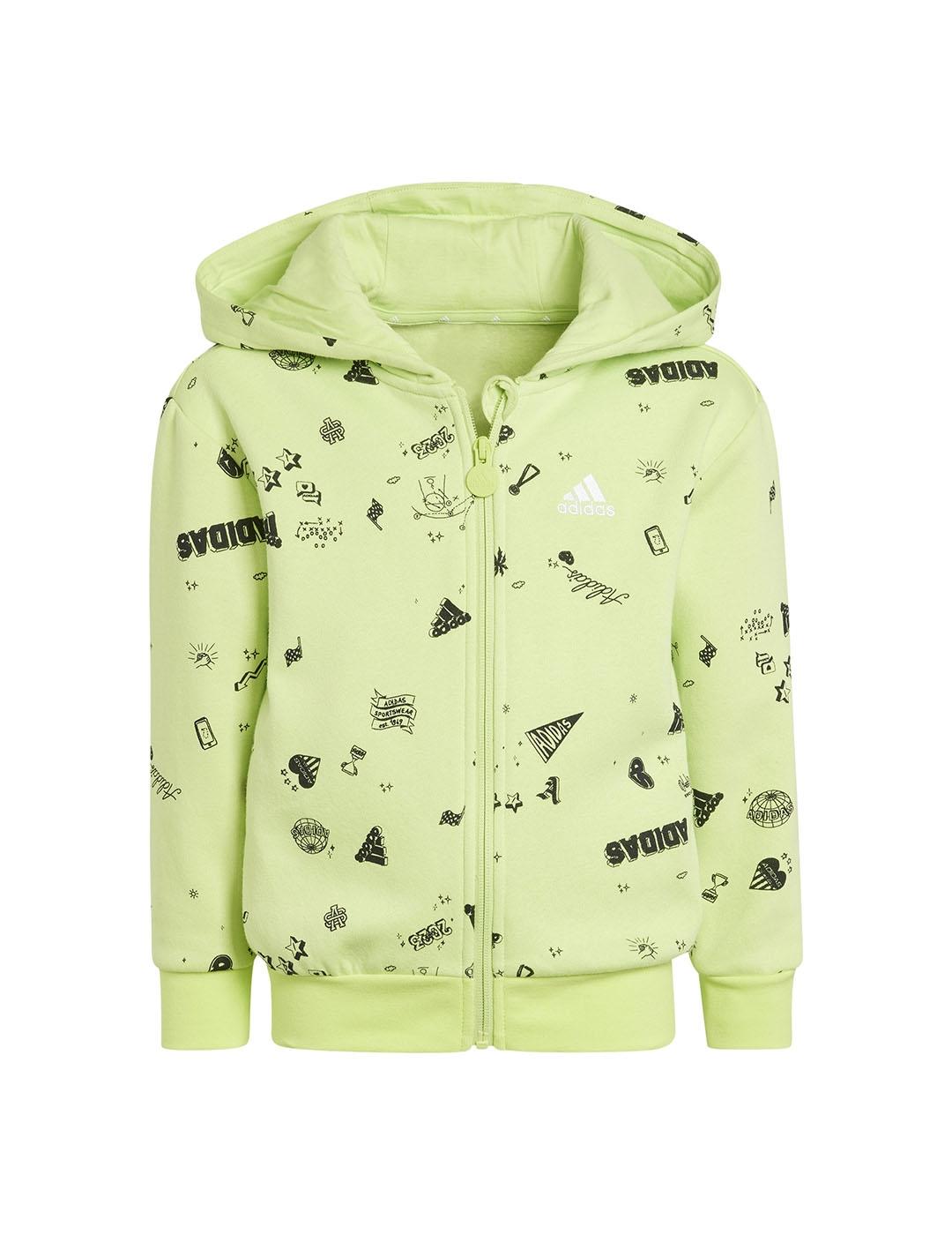 Chandál Niño adidas Bluv Verde/Negro