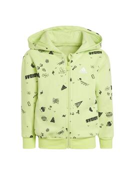 Chandál Niño adidas Bluv Verde/Negro