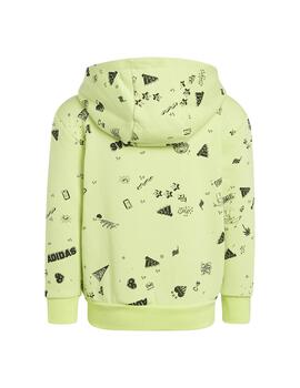 Chandál Niño adidas Bluv Verde/Negro