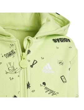 Chandál Niño adidas Bluv Verde/Negro