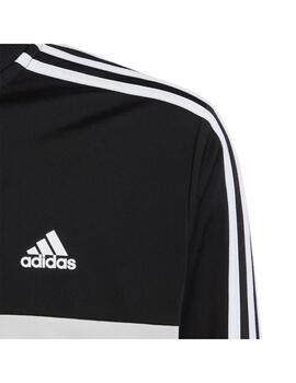 Chandál Niño adidas 3S Tiberio Negro/Gris