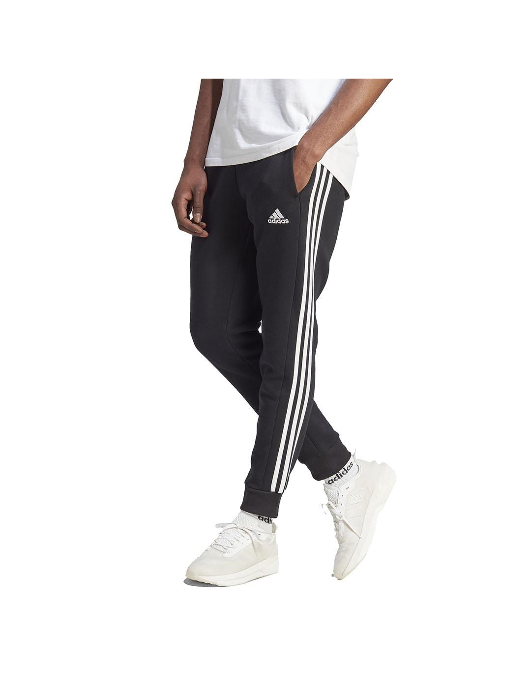 Pantalón Hombre adidas 3S Fleece Negro/Blanco