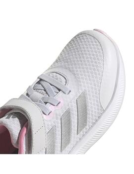 Zapatilla Niña adidas Runfalcon 3.0 Gris/Rosa
