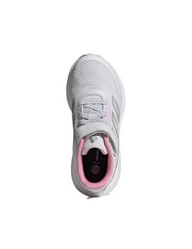Zapatilla Niña adidas Runfalcon 3.0 Gris/Rosa