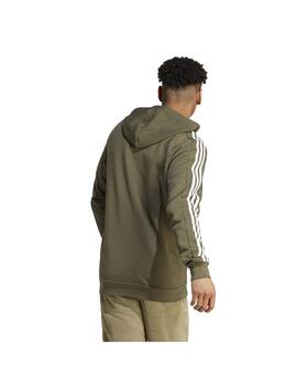 Sudadera Hombre adidas 3S Fleece Verde
