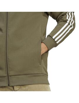 Sudadera Hombre adidas 3S Fleece Verde