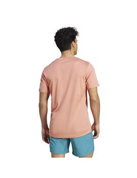 Camiseta Hombre adidas Run It Coral