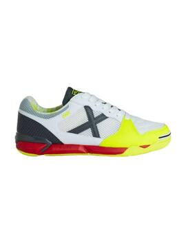 Zapatilla Sala Hombre Munich One Indoor 60 Blanca Fluor G