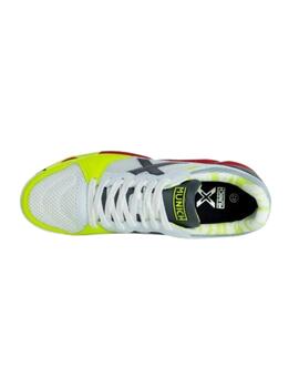 Zapatilla Sala Hombre Munich One Indoor 60 Blanca Fluor G