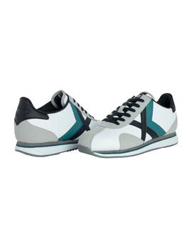 Zapatilla Hombre Munich Sapporo 168  Blanco Gris