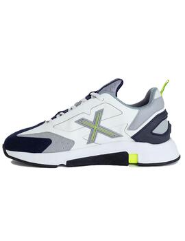 Zapatilla Hombre Munich Avant 04 Blanca Gris Negra