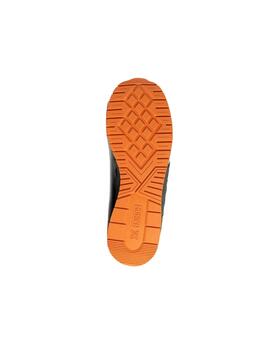 Zapatilla Hombre Munich Dash 196 Gris Naranja