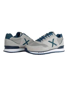 Zapatilla Hombre Munich Dash Pre 201 Gris azul