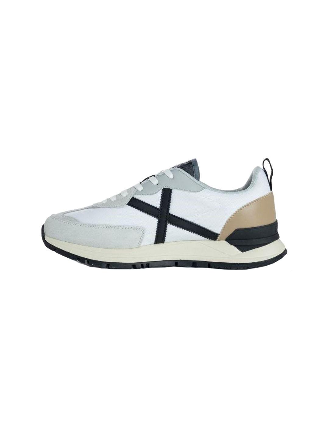 Zapatilla Hombre Munich Versatile 09 Blanca Gris