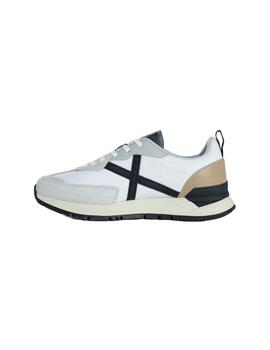 Zapatilla Hombre Munich Versatile 09 Blanca Gris