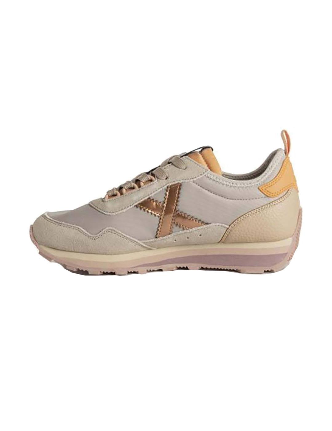 Zapatilla Mujer Munich UM Sky 10 Beige Cobre